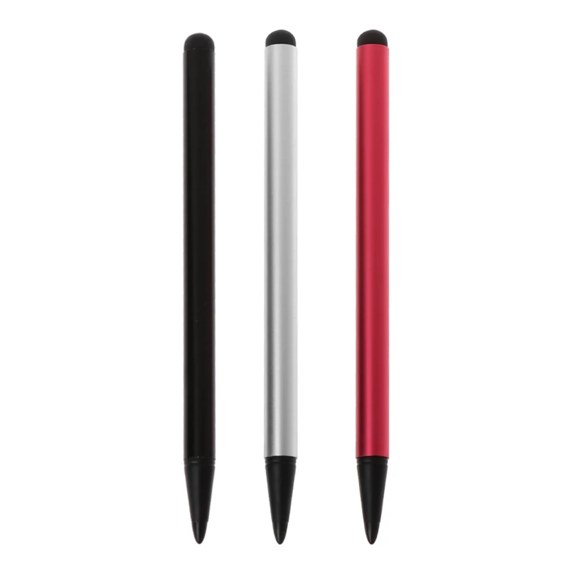 Kapacitný stylus a odporový tvrdý hrot Stylus Combinácia s gumou pre dotykové pero pre tablety Smartphones Tablets