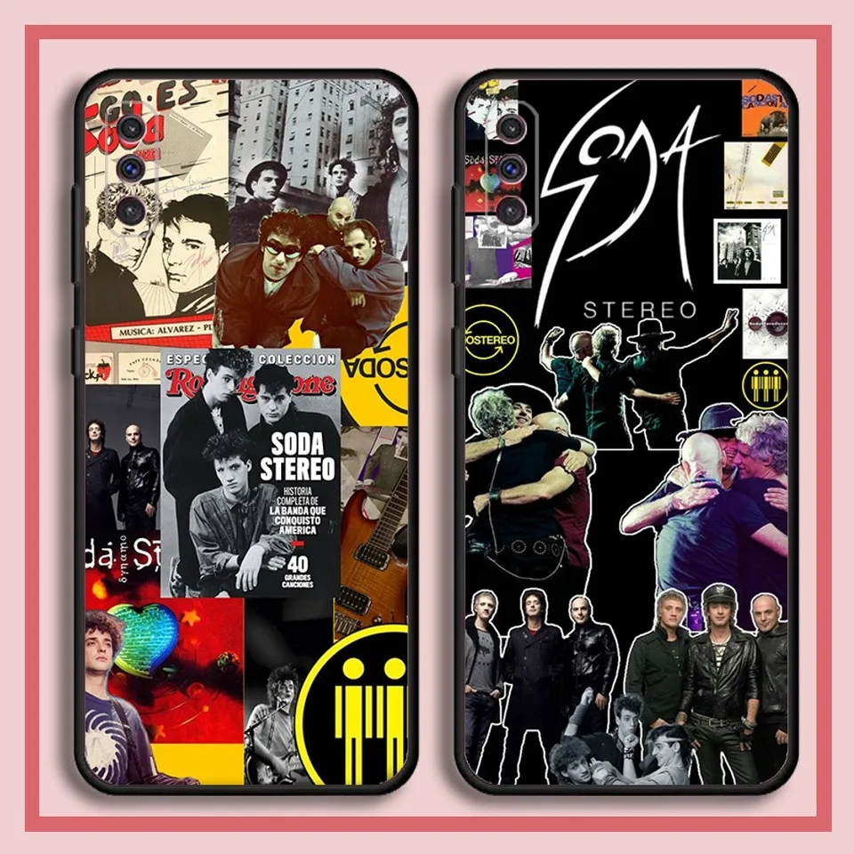 Kapela Soda S-Stereo Puzdro pre Samsung S23,23,22,30,21,10,9, Note20 Ultra, Lite, Ultra, 5G, Plus, Fe, Black Soft Case