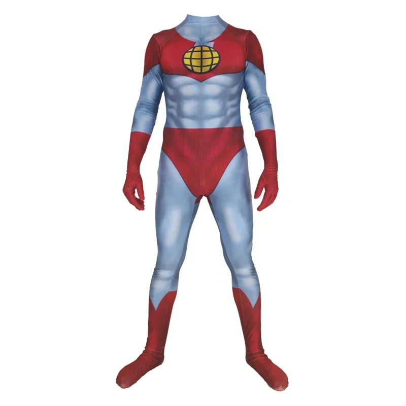 Kapitán Planet a Planeteers Zentai Cosplay kostýmy Koža Koža Dospelá KIDYSUIT HALLOWEEN KOMSSUIT