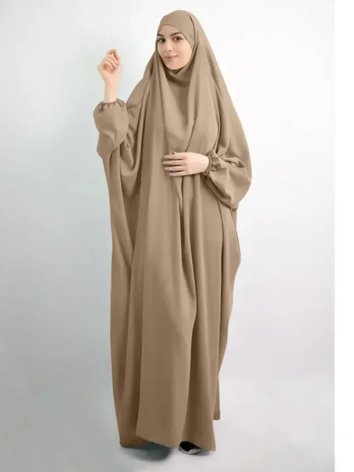 Kapucňa abaya moslimské modlitebné šaty jilbab pre ženy dlhý khimar hidžáb hlavy ústredie ramadan šaty dubaj islamské oblečenie niqab djellaba