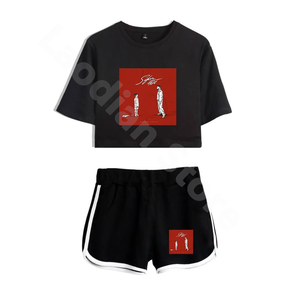 Karan Aujla sifar Safarbený album Tee Shorts Suck Trucksuit Twess Sets