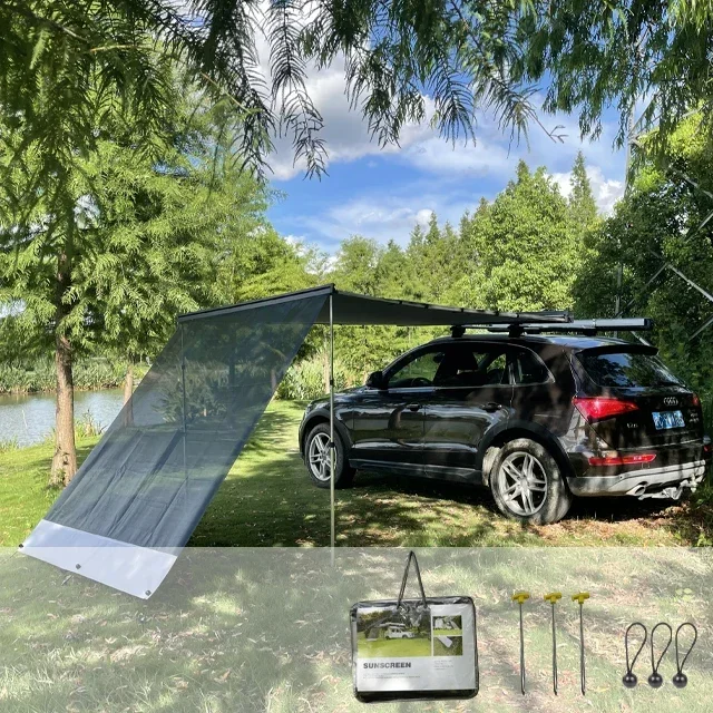 Karavanové markízy, 2,5 m-4 m karavanové koncové súkromie auto SUV AWNING UV blokátor STRÁNKA
