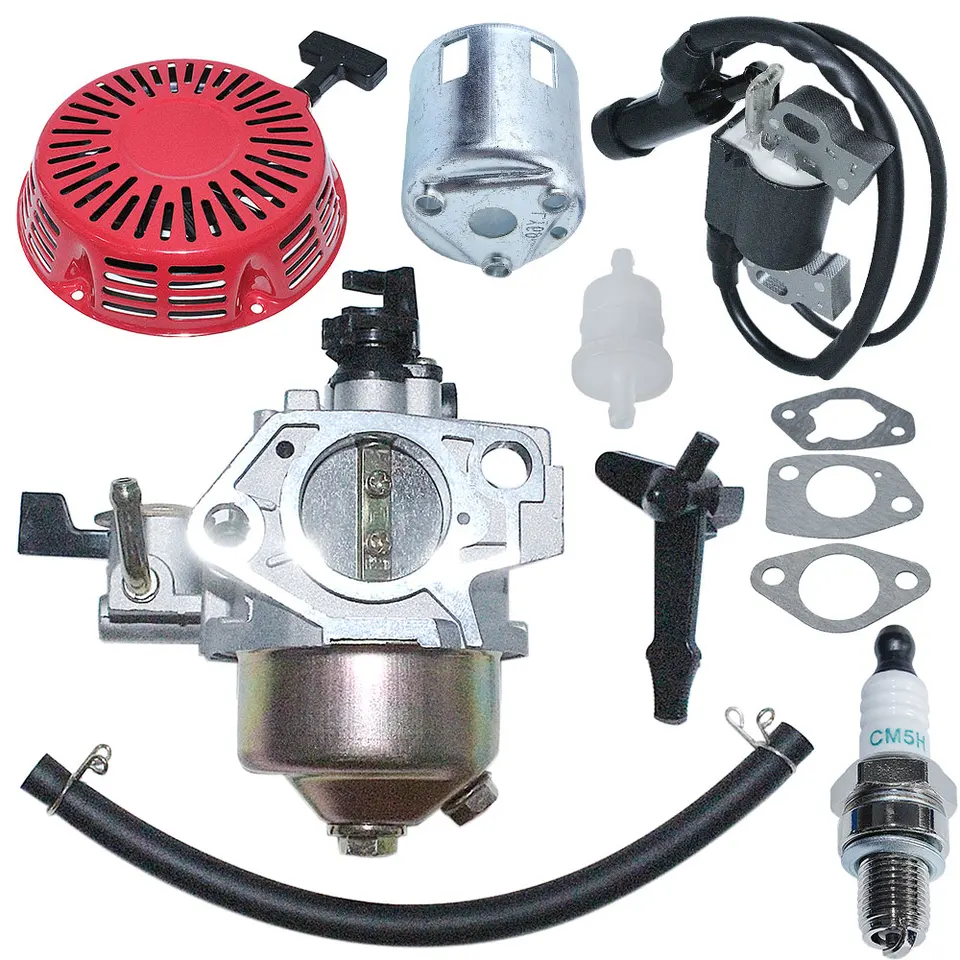 Karburátorový spätný ráz Pull Starter pre Honda GX390 13HP GX 390 Lawn Mower Engnit Ignition Coil Coil Coil Coat Cup Cup