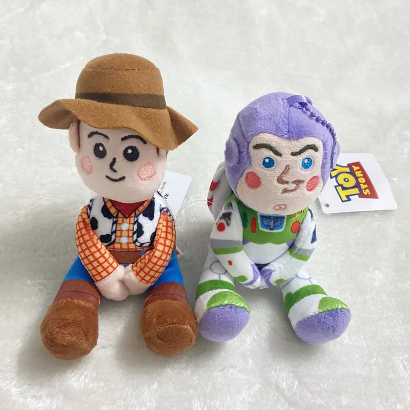 Karikatúra anime Disney Toy Story Kawaii Woody akčná figúrka kľúča retiazka batoh kabelky prívesok Ornament Ornament Keychain Charm Dekorácie