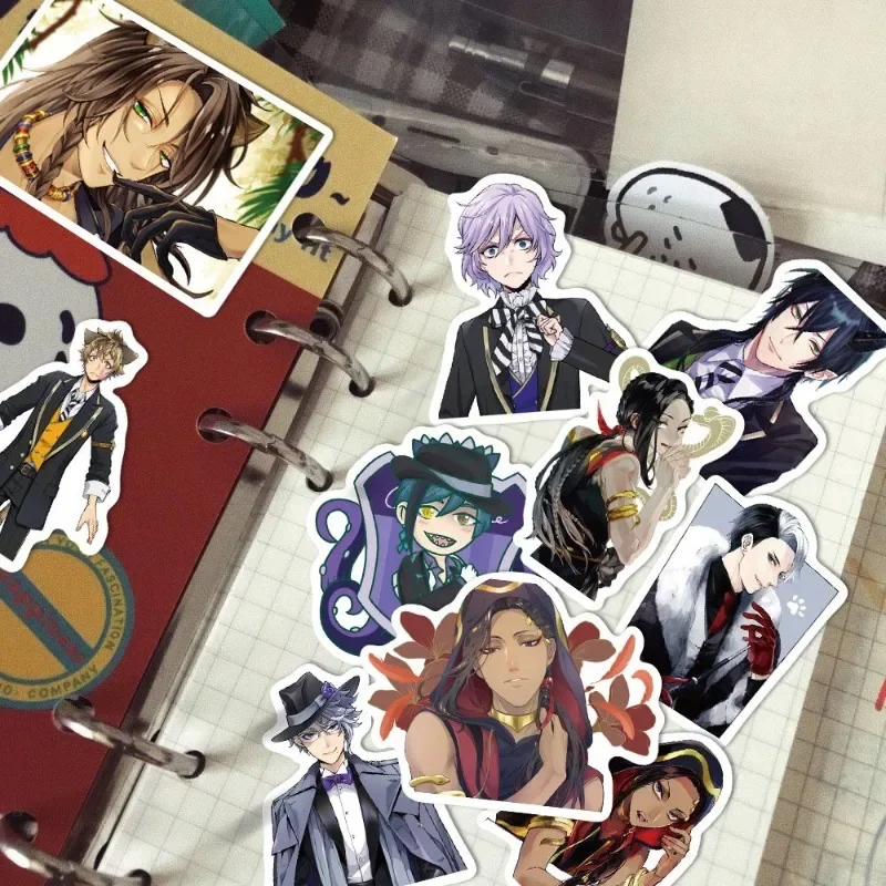 Karikatúra anime Disney Twisted Wonderland Stickers Game Periférne postavy DIY notebook dekorácie nálepky počítačové dekorácie