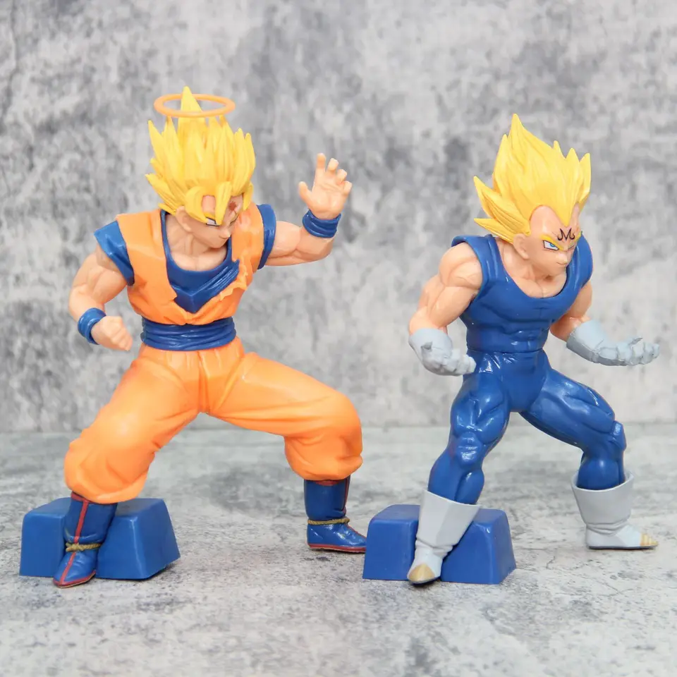 Karikatúra anime draka lopta syn goku figúru bitka poškodenie vegeta socha PVC akčná manga