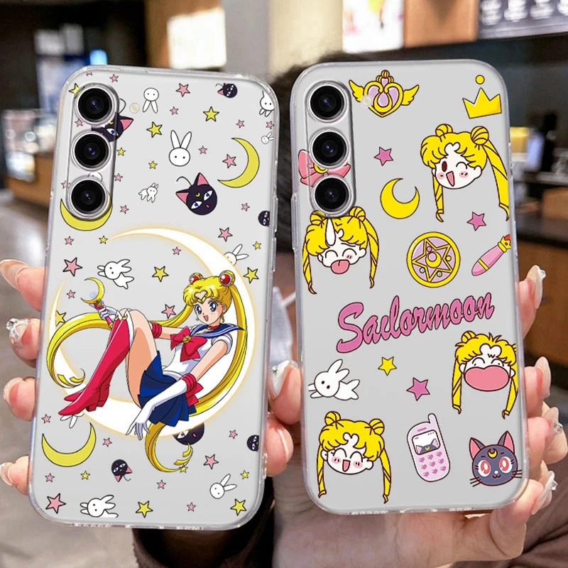 Karikatúra Anime Sailors Moons Rabbit Girls Cat Puzdro