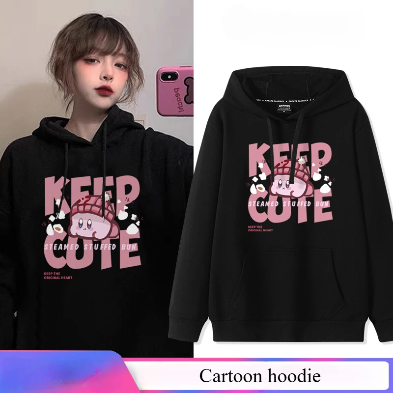 Karikatúra anime sveter japonský kirby hviezdny kĺbový sveter muž a ženské páry Nagc roztomilý roztomilý bunda jeseň a zima