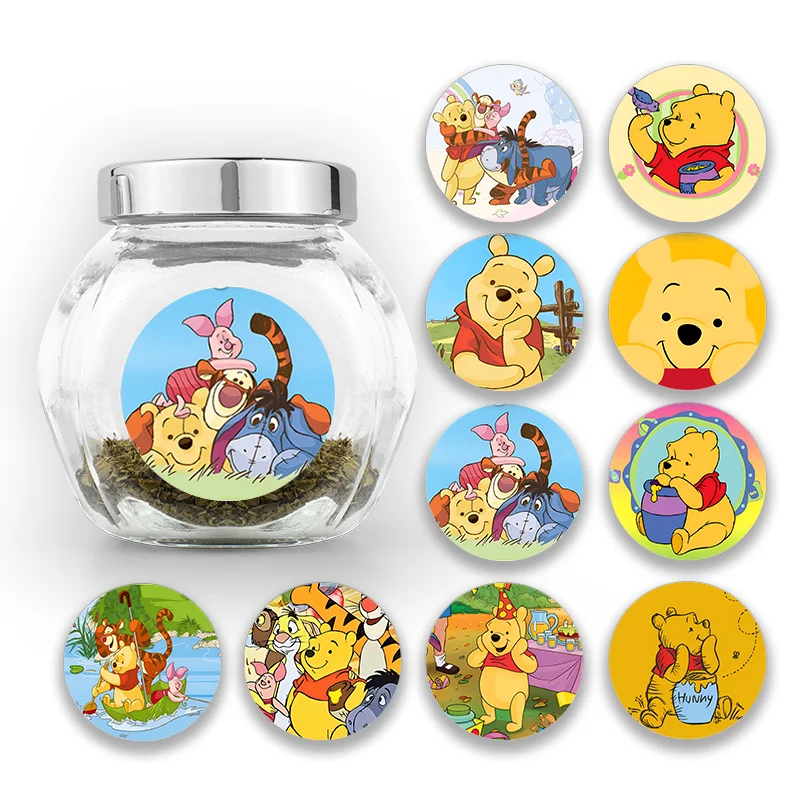 Karikatúra anime winnie the Pú roztomilý okrúhly dekoratívny nálepka Detský kufr