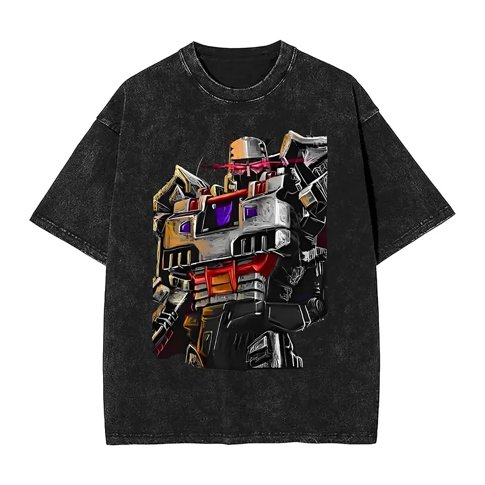 Karikatúra autobots megatron tričko Animácie tričká s krátkym rukávom Tshirt Tshirt leto letné príležitostné orne s nadrozmerným odpaliskám