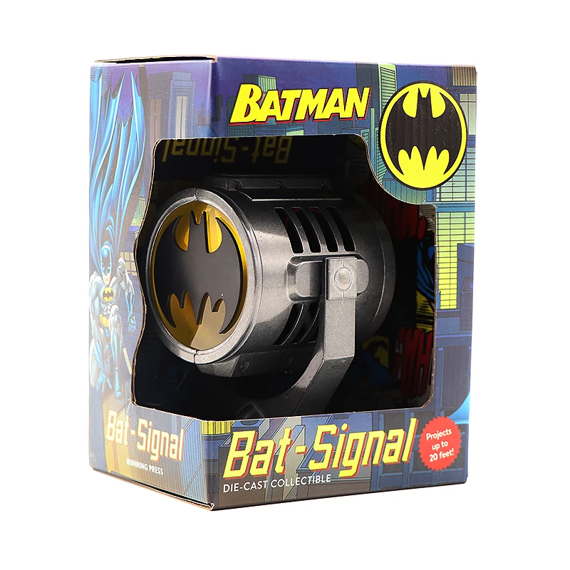 Karikatúra Batman postava Originálny batman kovový kovový liate bat-signál svetlo LED LED LED LED LED SILDICKÁ SIGNAL LAMP LAMP DIRAMENT ORAVENTY Hračky