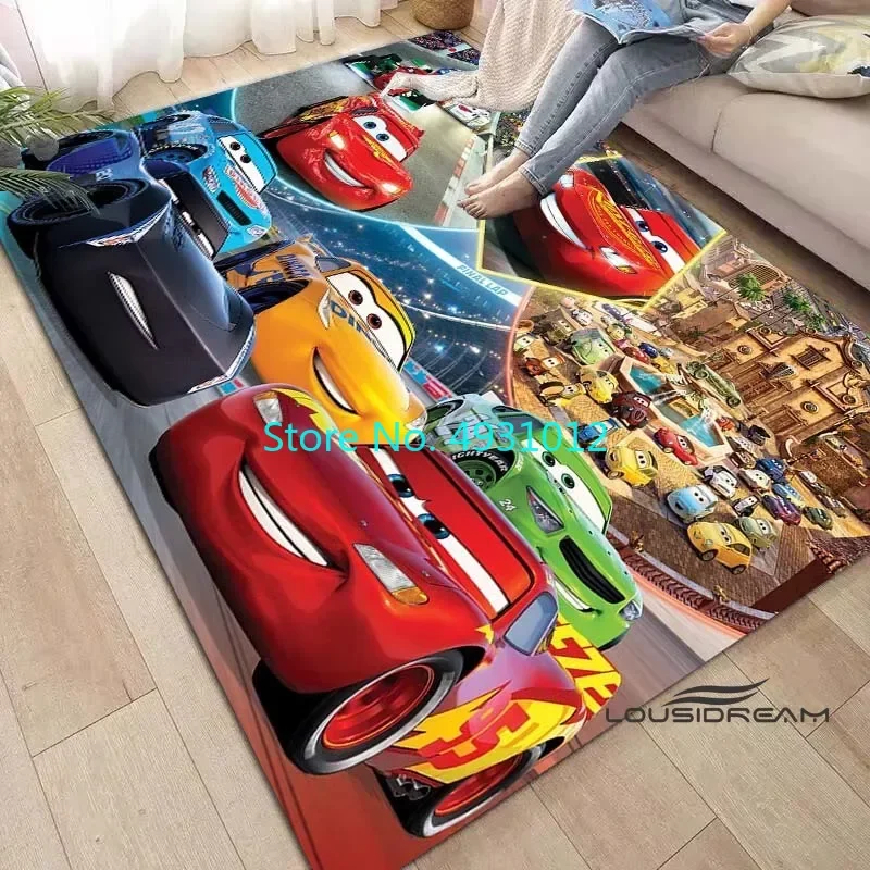 Karikatúra blesky mcqueen koberec koberec obývacia izba lôžko spálne