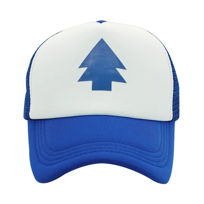 Karikatúra Dipper Baseball Cap Pine Tree Gravity Arrow Summer Fall Sports Nastaviteľné ženy pánske golfové čiapky Solid Snapback klobúky