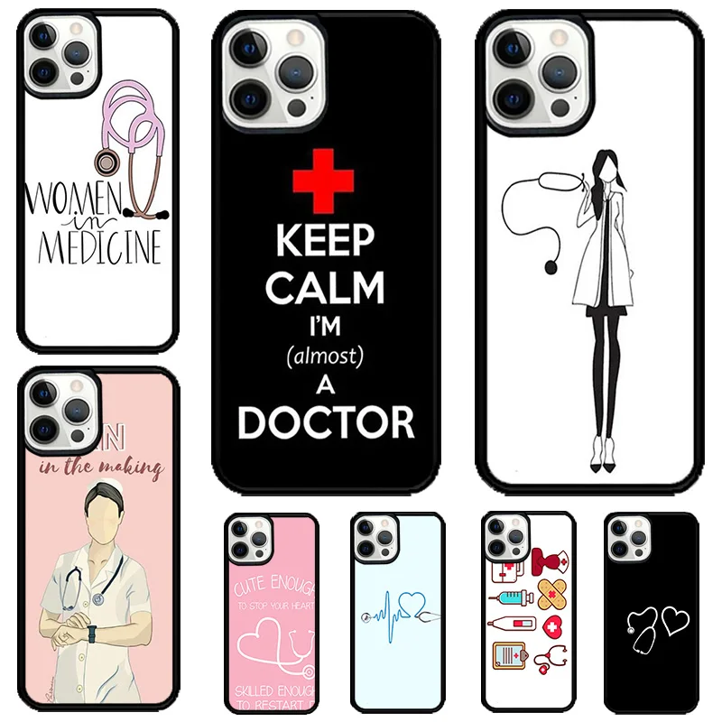 Karikatúra Doctor Sestra Silikone Puzdet Case pre iPhone SE2020 6 7 8 Plus xs xr 11 12 Mini 13 14 15 Pro Max
