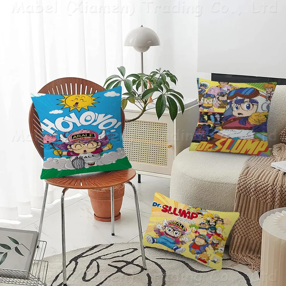 Karikatúra Dr Prepad Arale vankúš Anime vankúš na vankúš na vankúš na vankúšový kryt vankúš na vankúš 45x45 cm móda