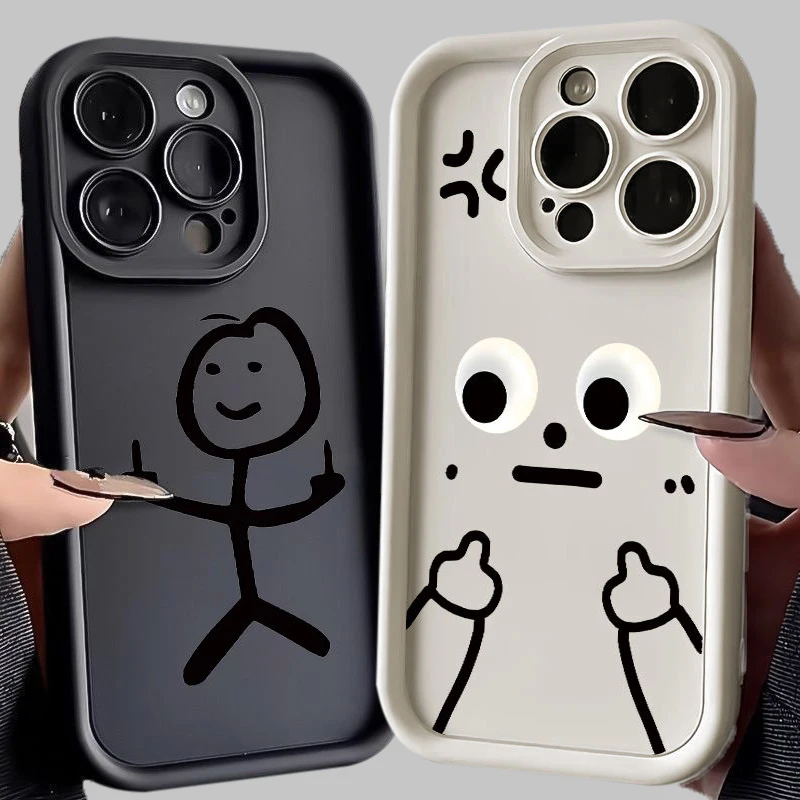 Karikatúra Funny Matchman TPU Soft Soft Pase pre Xiaomi Mi 13T 12T 14 13 12 11 Lite 5G 12x POCO X3 NFC X5 X4 GT F3 F4 F5 Pro Cover