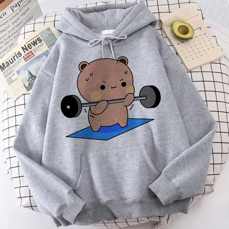Karikatúra gotické streetwear roztomilý bubu dudu y2k tlačové mikiny Ženy Men Funny kawaii mikiny vintage grafické s kapucňou 90. roky oblečenie