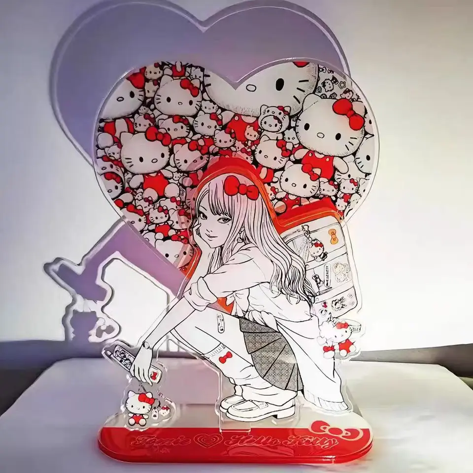 Karikatúra Hello Kitty Ornament Tomie Junji Ito Periférna tvorivá stoja