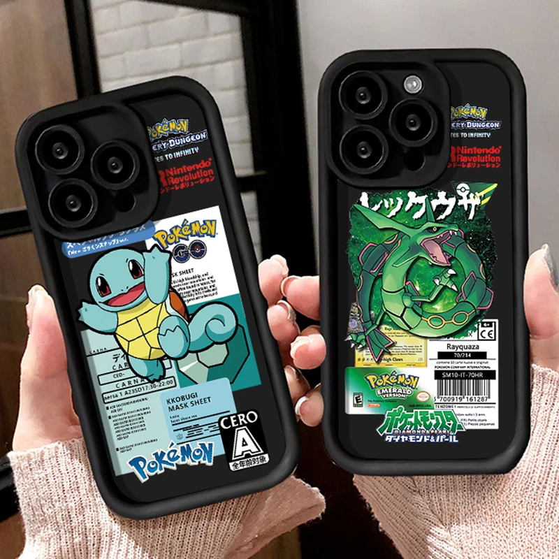Karikatúra Krásna p-kokemon TPU telefónny puzdro pre Xiaomi POCO x6 x5 x4 gt x3 nfc f3 f4 f5 f6 m6 pro mi 13t 12t 11t 13 12 11 LITE 5G NE