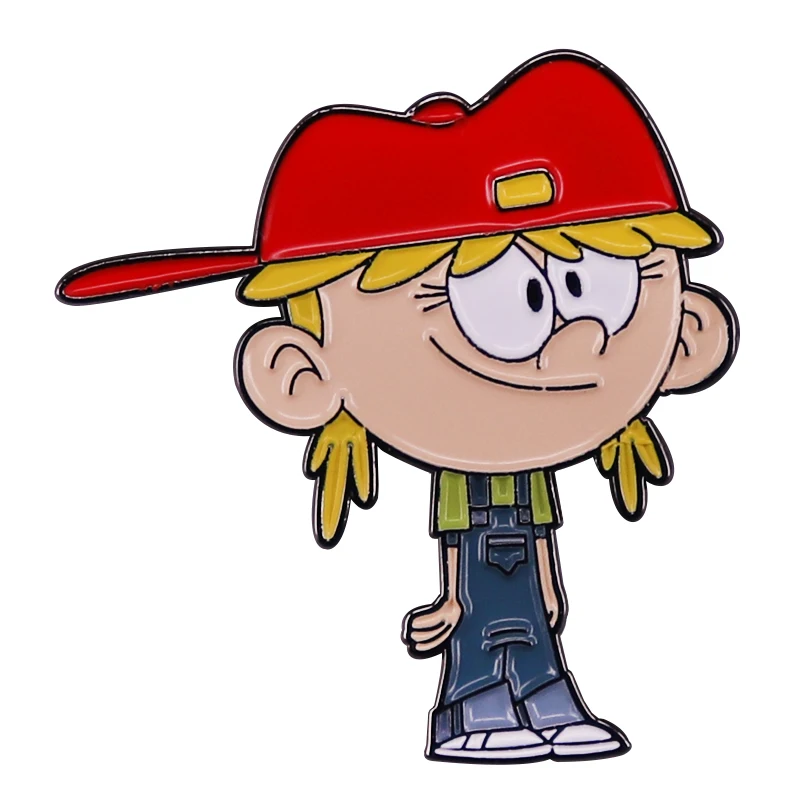 Karikatúra Lana Loud House Smalt Pin Cartoon Girl Broot