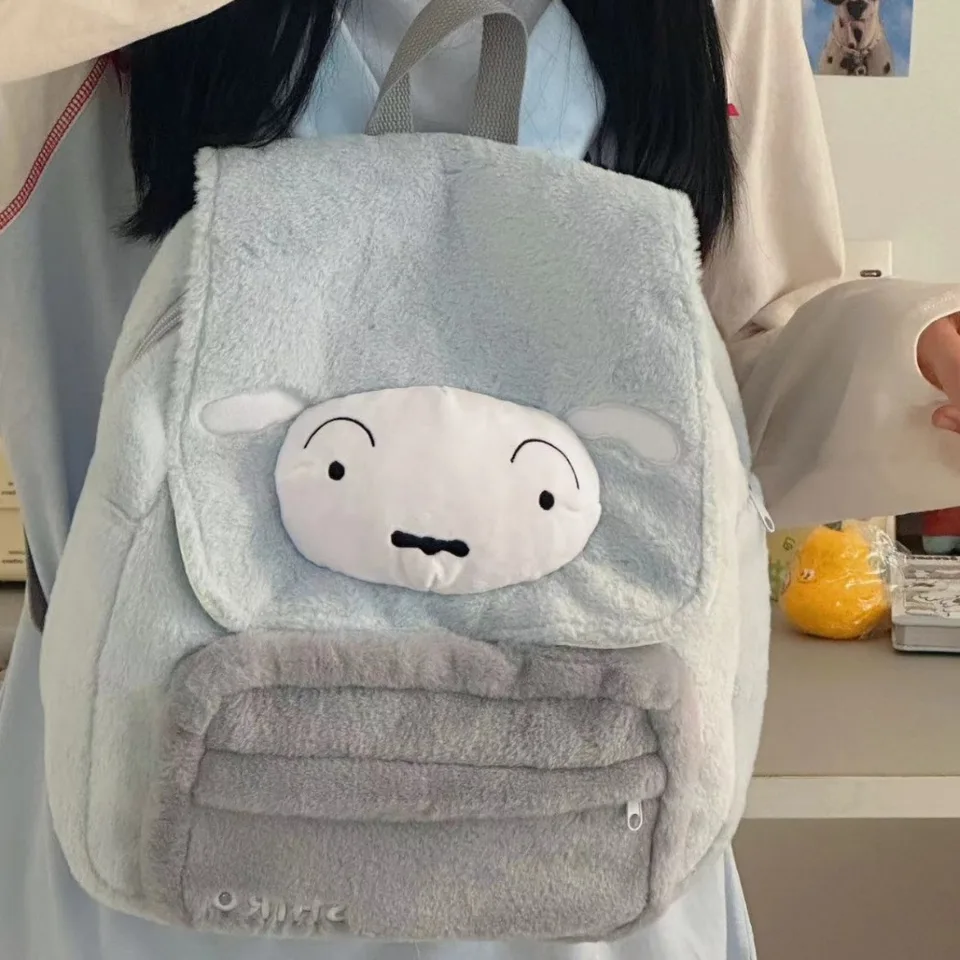 Karikatúra pastelky Shin-chan Boochan Nohara Shiro plyšový batoh dievča roztomilé školskú tašku