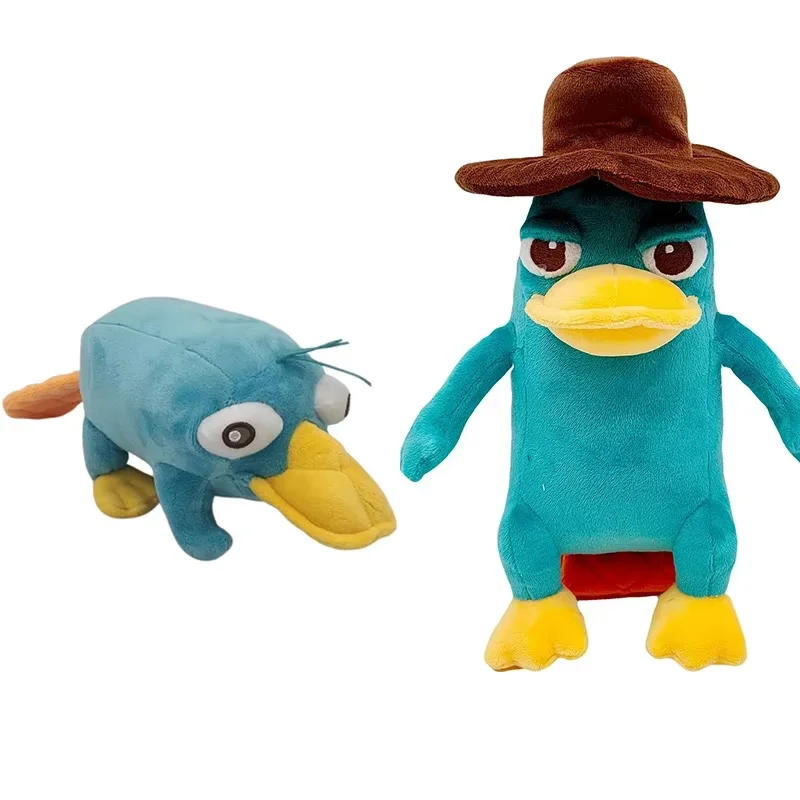 Karikatúra Perry Platypus plyšové hračky Soft Doll Doll Dolld Animals Duck Hračky pre chlapcov dievčatá vianočné narodeniny darček