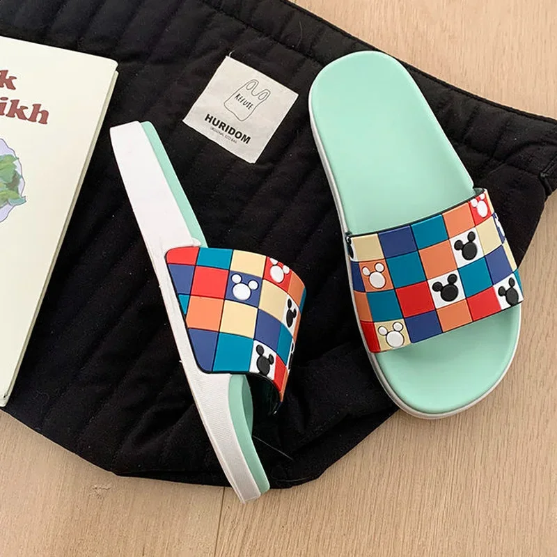 Karikatúra platforma Kawaii Home topánky Roztomilé kúpeľňové dámske papuče a dámy sandále House Indoor Slide Anime Open Toe Vip Eva