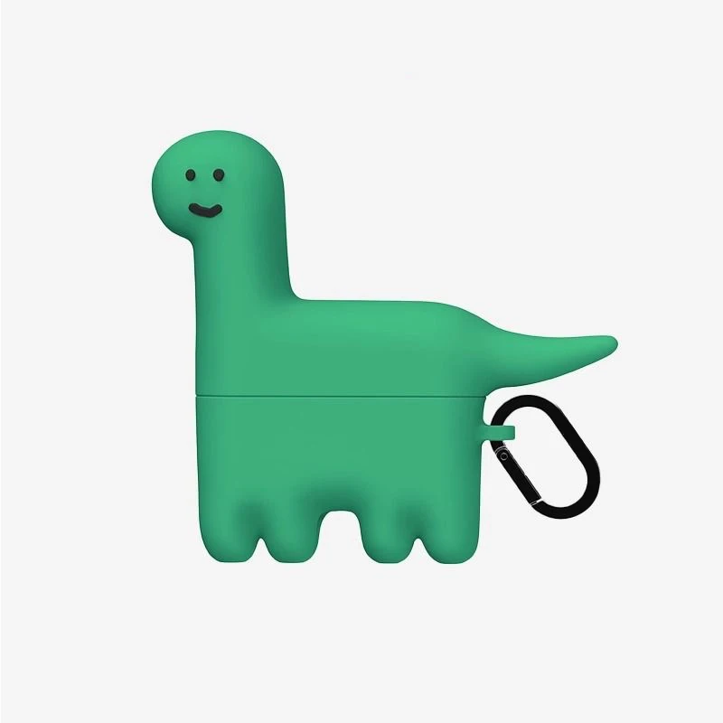 Karikatúra plesiosaur Silikónový puzdro pre AirPods Pro Pro2 Such Pase Cover s háčikom