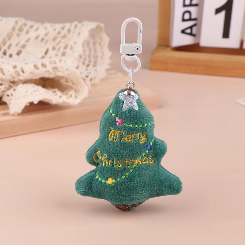 Karikatúra plusk plyšový keychain vianočný stromček hračky Anime kawaii zviera mäkké vypchaté karikatúry hračky pre bábiky dekorácie Darčeky pre deti