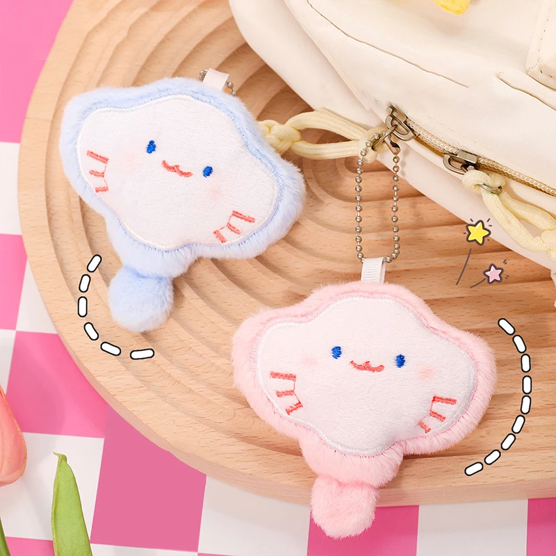 Karikatúra Ray Plush prívesok Keychain Roztomilý vtipný manta Ray Soft Hračky Klávesový prívesok Kawaii Batoh Darčeky Darčeky