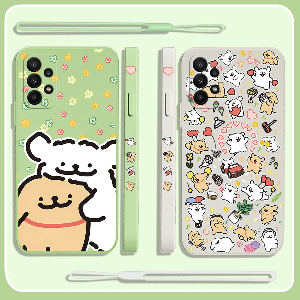 Karikatúra roztomilé umenie Happy Malteses Telefon Case pre Xiaomi Redmi 12c 10 10C 10a 9 9T K20 K30 PRO Plus plus 4G 5G Liquid Silikone Cover