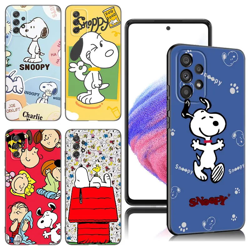 Karikatúra S-Snoopy Pet Pet v puzdre pre Samsung A13 A15 A22 A24 A32 4G A33 A34 A35 A52S A53 A54 A55 A73 5G A12 A14 A14 A23 A51 A72