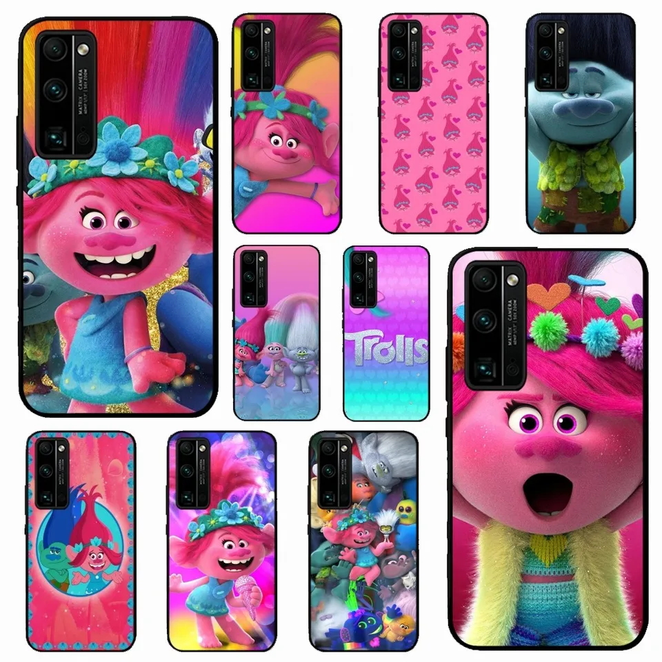 Karikatúra T-Trolls Puzdro pre Huawei Honor 10 Lite 9 20 7a 9x 30 50 60 70 Pro Plus mäkký silikónový kryt