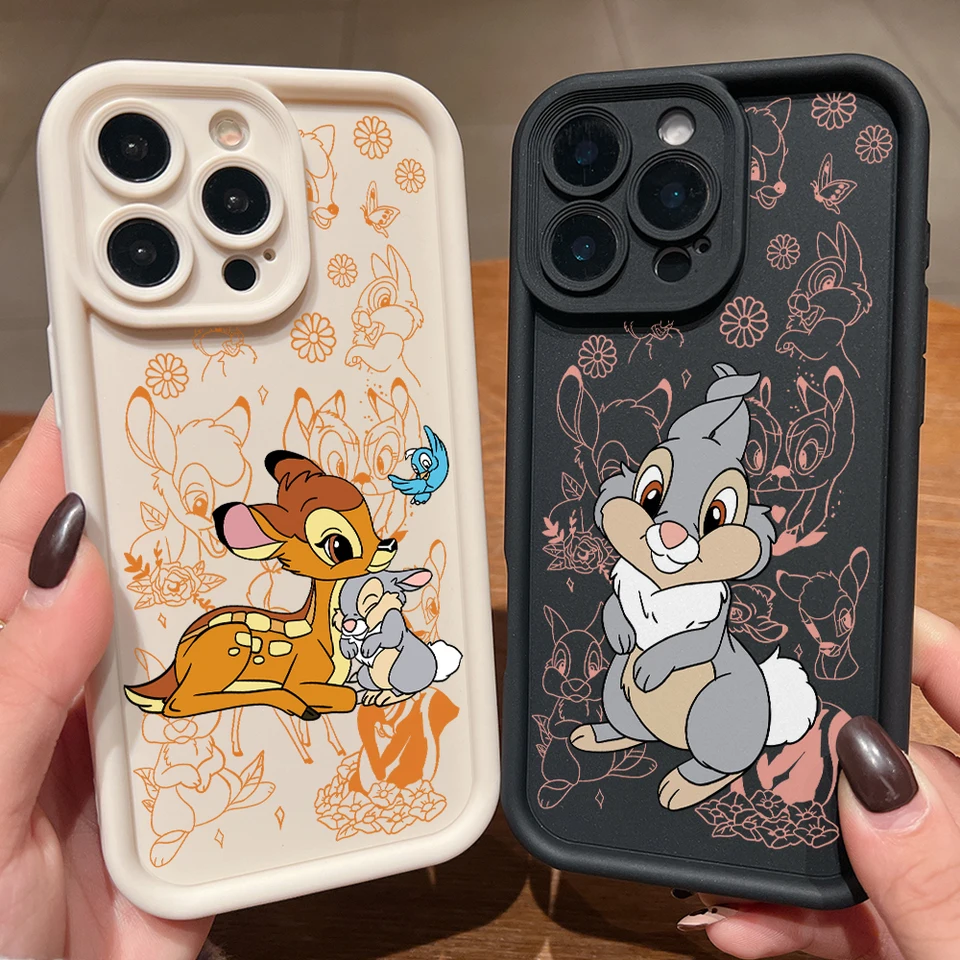 Karikatúra Thumper Bambi Telefón pre puzdro pre Huawei P40 P50 Mate 30 40 Nova 7 9 10 Honor 300 200 x7 x9 90 50 Pro 4g 5G Soft TPU Cover TPU