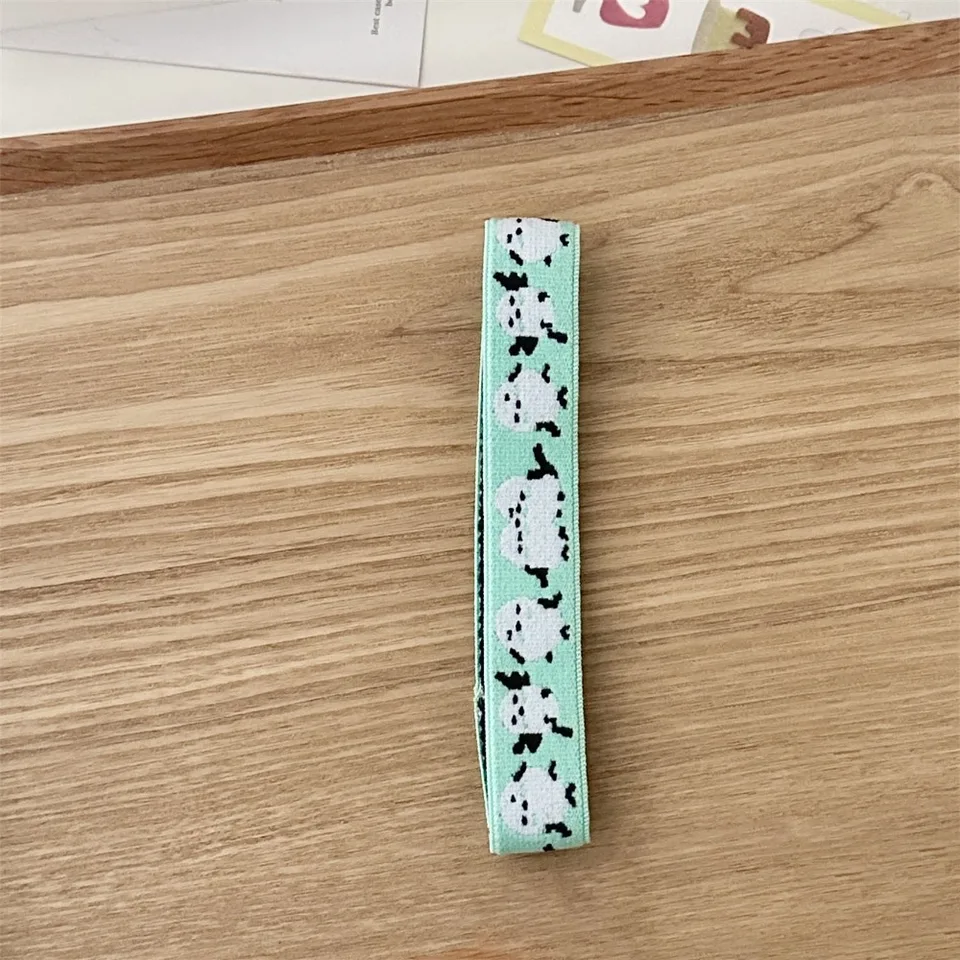 Karikačná elastická kapela pevne japonský štýl voľného listu notebook obal darčekový zošipok denník Elastic Strap Card Zbierka Kniha