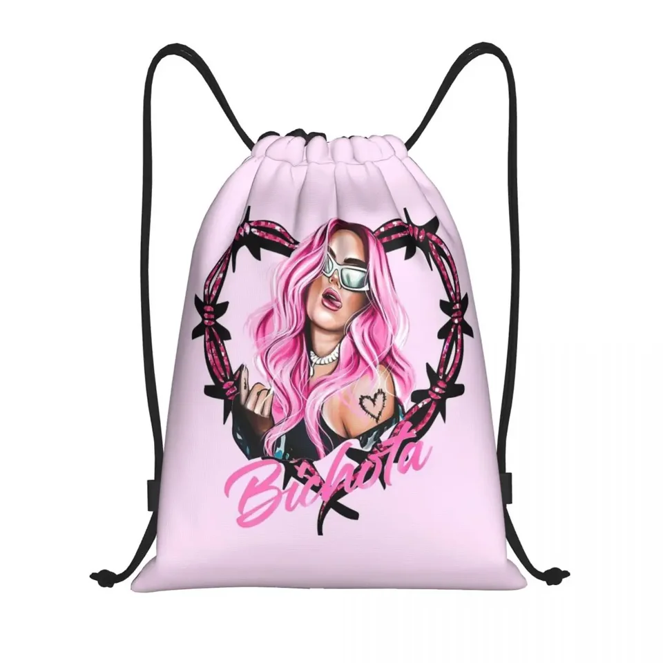 Karol G Heart Bichota Pink RoutString Bags Sports Batoh Gym Sackpack String Bags na cvičenie