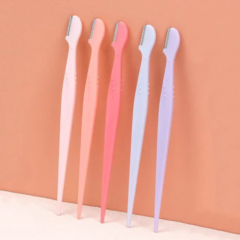 Karsyngirl 2/3/5ks Rovná ruka na okrúhle hlava OobeBrow Trimmer Beauty Tools Skorí začiatočník obočie obočie obočie obočie