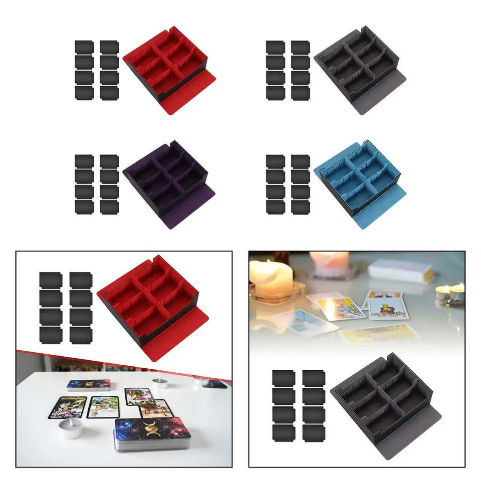 Karta Deck Box Collectible PU kožený organizátor Všenci praktický magnetický uzáver 1800 kariet kapacita športových kariet puzdro