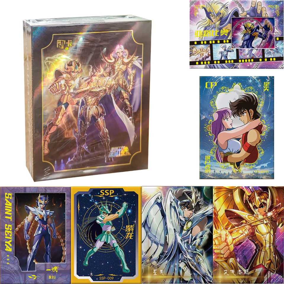 Karta New Saint Seiya Japonské anime znaky Card anime Periférne zberateľské vydanie karty Kid narodeniny vianočná hračka