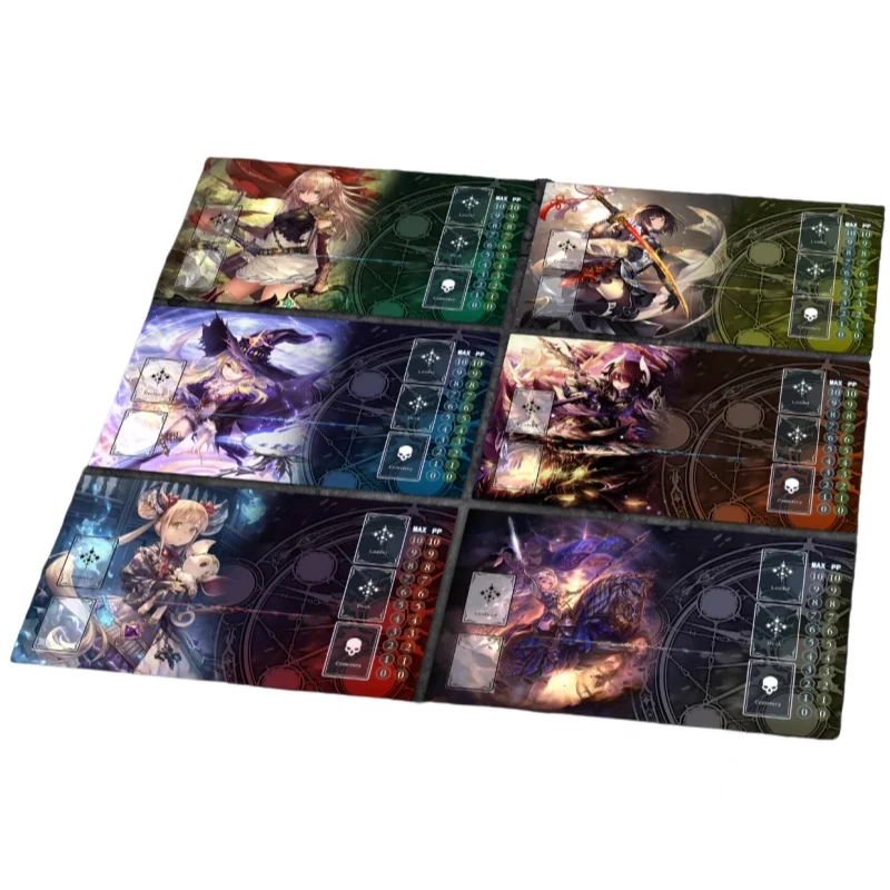 Karta Pad Wizard Spirit Nightmare Shadow Verse DIY GUMBER Action Figures Anime Game Collection Zbierka Single Osoba Battle Mat