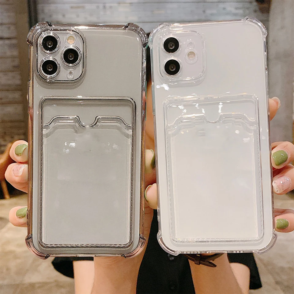 Kartové sloty peňaženky Puzdrá telefónu pre iPhone 15 puzdro pre iPhone 12 13 14 11 16 Pro Max x xs xr 7 8 Plus SE 2020 Mäkký silikónový kryt