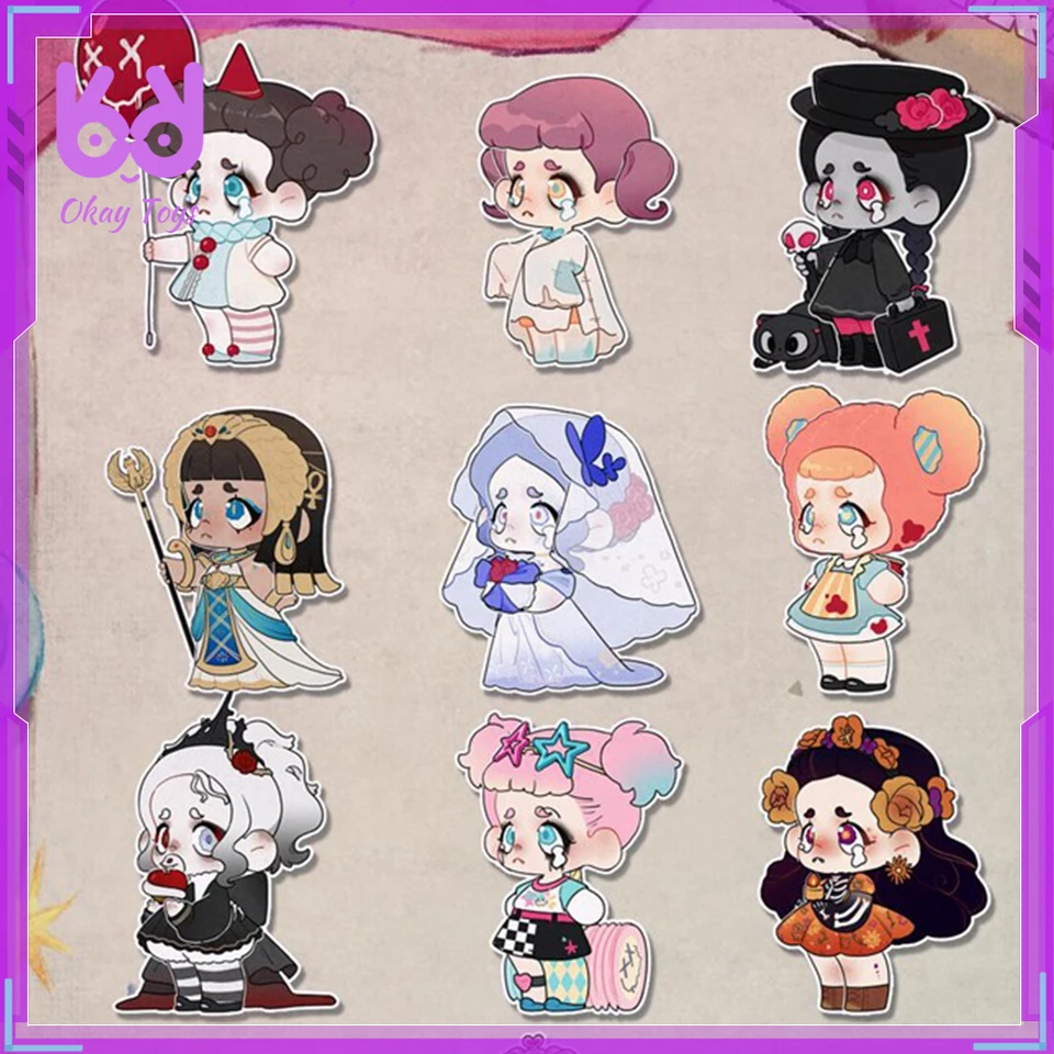 Kasa Nie som darebák séria slepých boxov karikatúra akčná figúrka módne hračky Kawaii Doll Desk Deskorácie Darčekové darčeky Hračky