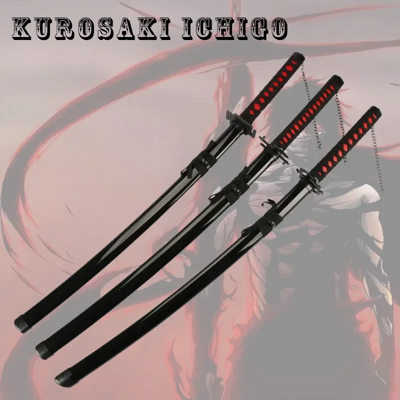Katana japonská manga Kurosaki Ichigo Oul Cutter Sword Zangetsu Ichigo Bankai Sword Cosplay zbrane drevený anime meč anime meč