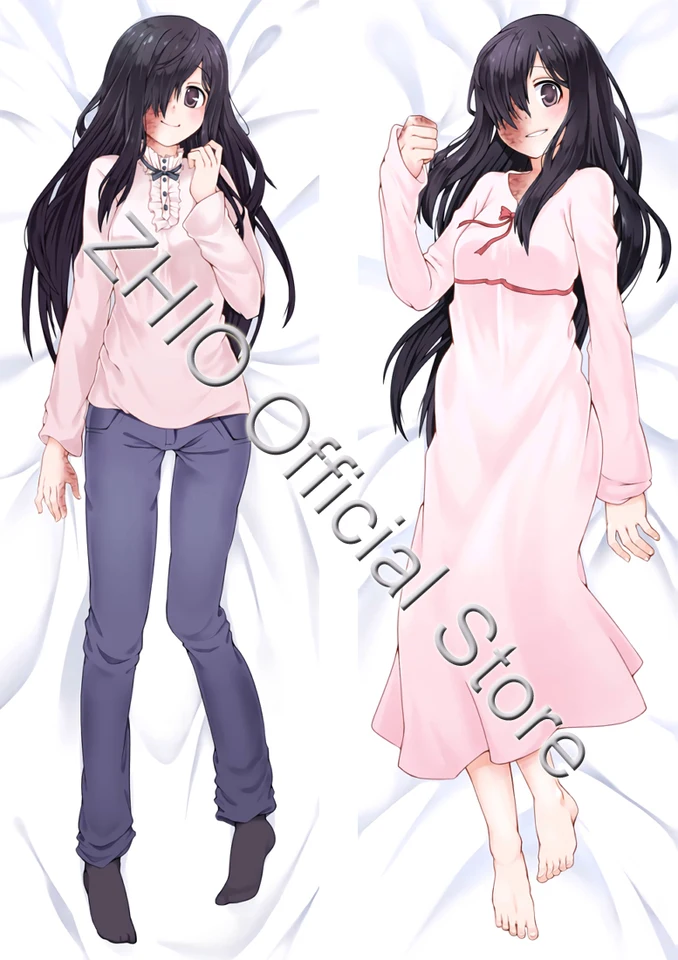 Katawa shoujo hanako ikezawa dakimakura waifu 2-strana tlače objímanie tela vankúš vianočný darček 2way anime vankúš na vankúš