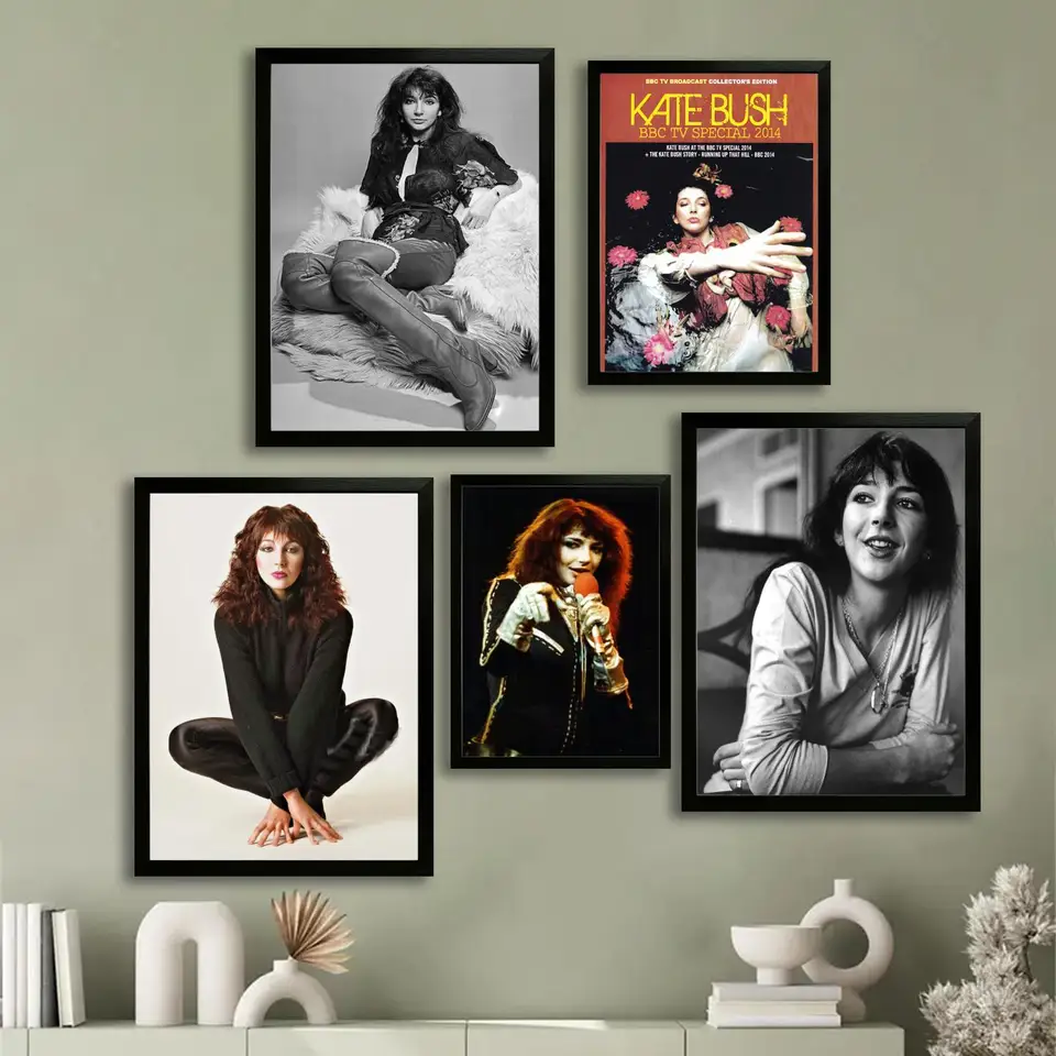 Kate Bush Singer Canvas Art Plagat a Wall Art, Picture Print, Moderná rodinná spálňa, dekoratívna maľba