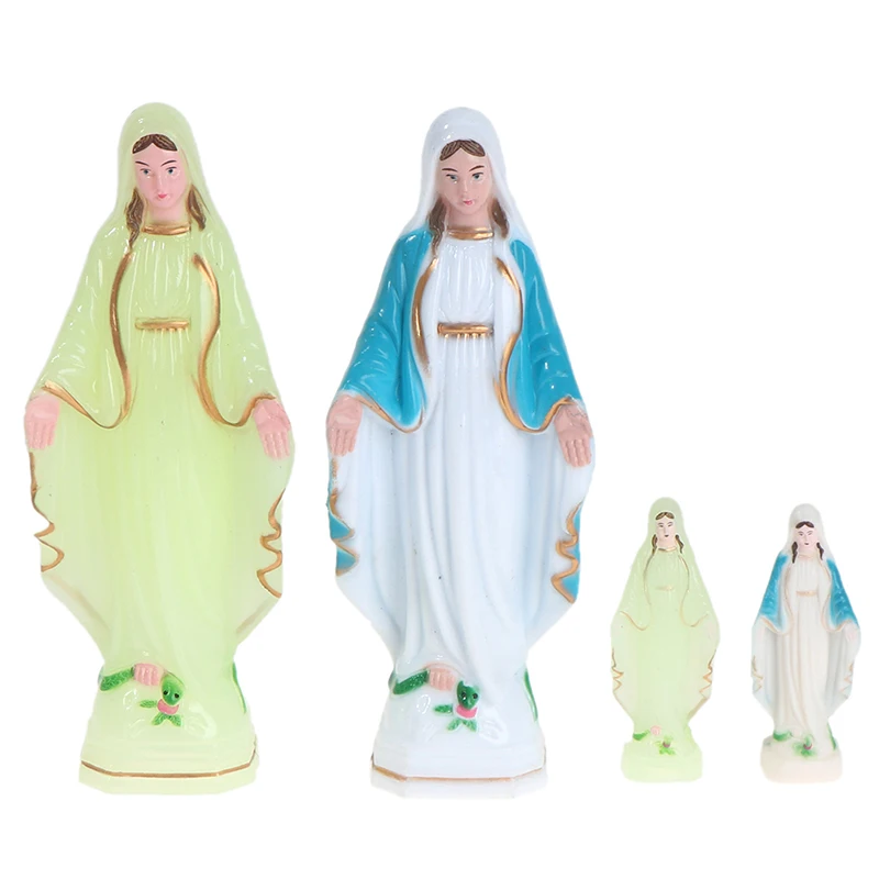 Katolícka postava Sochy Panny Márie Ručne vyrábaná figurína náboženský dar vianočné dekoratívne ozdoby