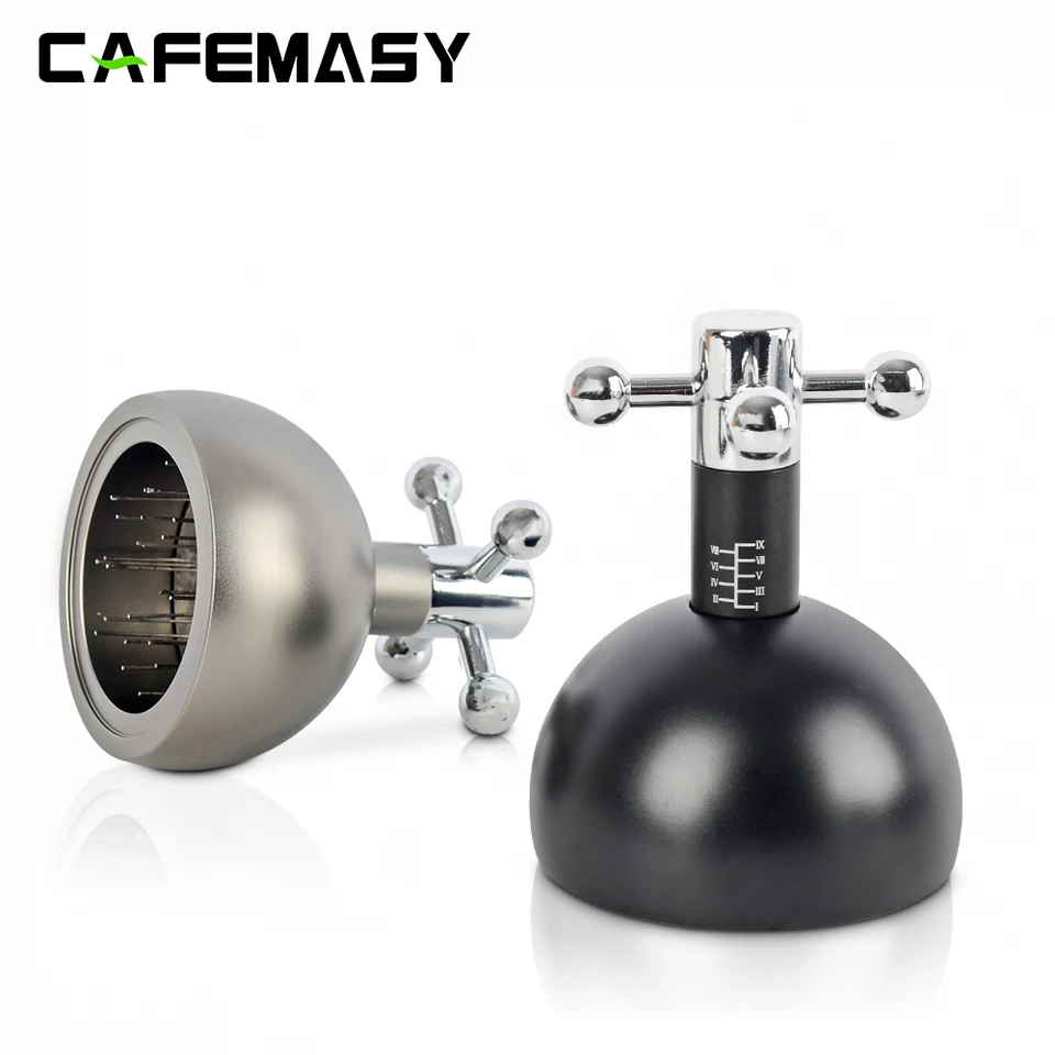 Kaviareň 51/58 mm Distribútor kávy Kávové práškové ihly ľahko použiteľné a vyčistenie nástrojov na kávu Espresso Barista Tools