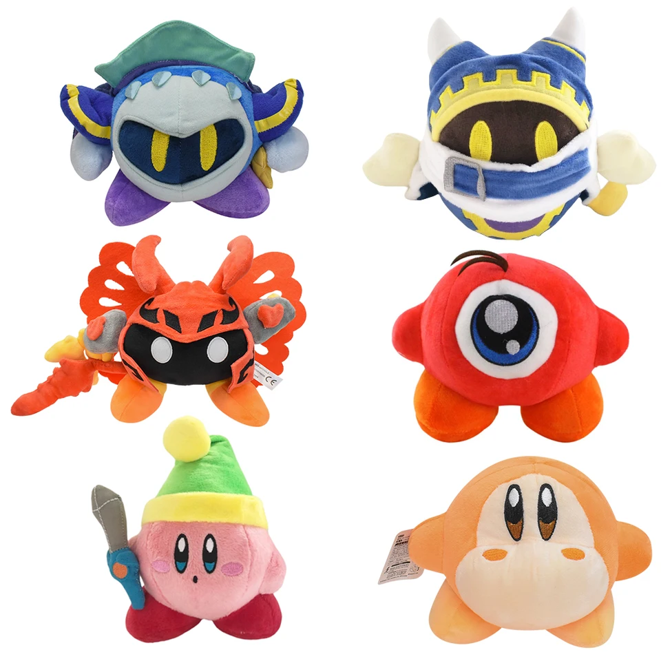 Kawaii Anime hviezda Kirby plyšový meč Kirby Magolor Waddle Dee plnené peluche vysoko kvalitné hračky skvelé vianočné narodeniny darček