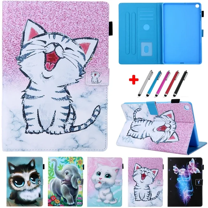 Kawaii Cat Rabbit Tablet pre Samsung Galaxy Tab A7 Case 10.4 2020 T500 SM-T500 SM-T505 TAPA PRE GALAXY TAB A 7 A7 FONDA