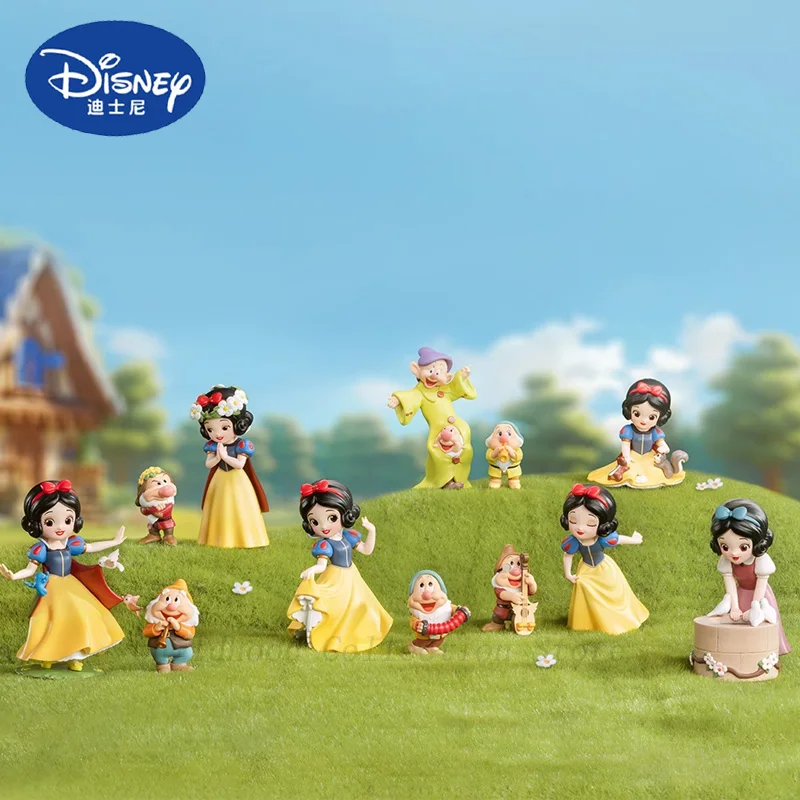 Kawaii Disney Snow White a Seven Dwarfs Classic Series akčná figúrka Hračky Anime Dolls Collection Model Gift pre deti